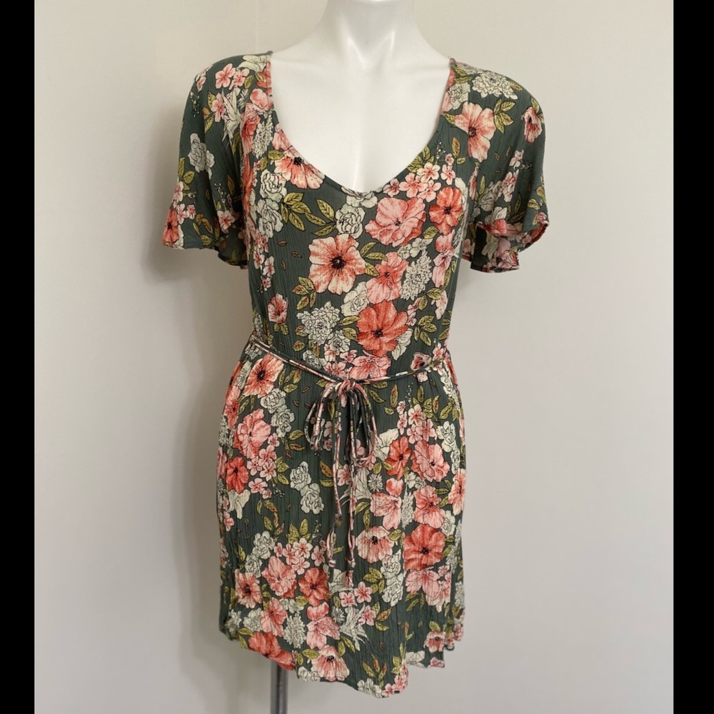 Billabong Shift Flutter Floral Backless Size S - image 5